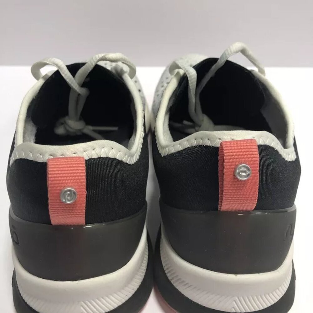 Ryka Women’s Defiance, White/Black Walking Shoes, Size 8wide View 5